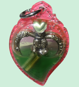 Amulette Thai Inn Koo Maha Sané pendentif de charme par LP Nen