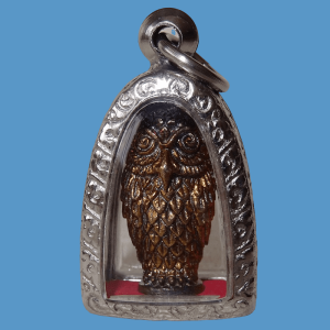 Amulette Thai Hibou Arc-en-ciel de fortune