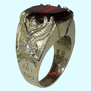 Bague de pouvoir Garouda (amulette Phaya Krut)