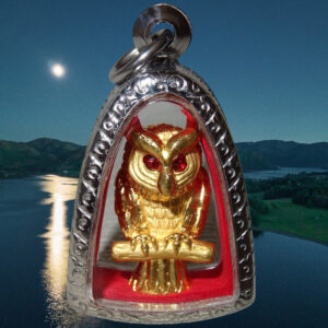 Amulette Hibou Thai Phaya Nok Thuet