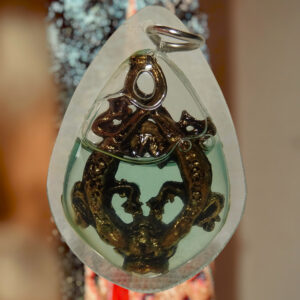 Amulette Gecko Thai de fortune