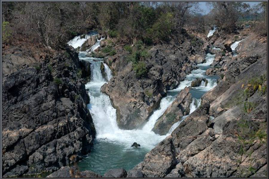 L'une des cascades de Li Phi au Laos L'une des cascades de Li Phi au Laos
