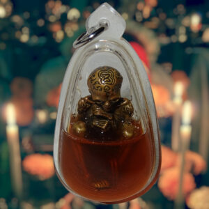 Rare amulette Lokrok Phrai – Très vénérable LP Pin