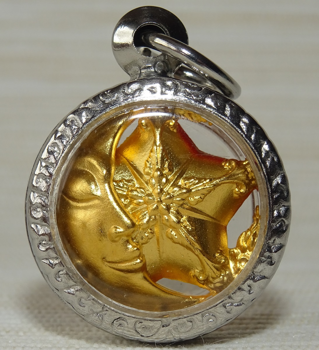Amulette thaï Chan Phan Dao Moon (Astro Lune-Étoile) – Image 9